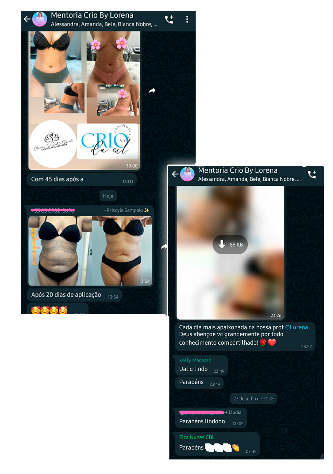 Resultado Alunas
